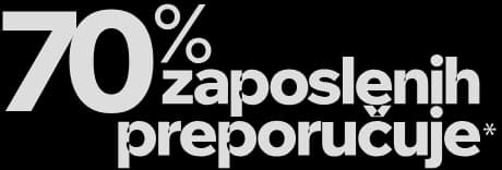 70% company recommend